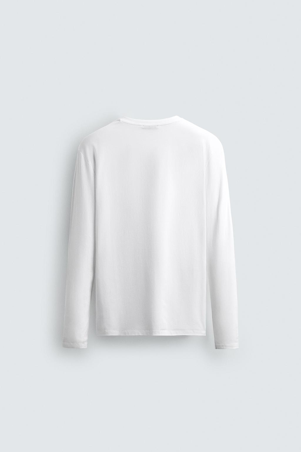 BASIC SLIM-FIT LONGSLEEVE WHITE